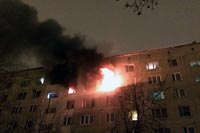 Экспресс-информация о пожаре на улице Молодогвардейская, дом 3