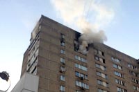Огнеборцы ликвидировали пожар на Западе столицы