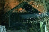 Экспресс-информация о пожаре в деревне Орлово