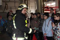 Познавательная экскурсия в пожарно-спасательную часть Западного административного округа