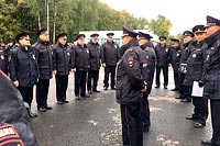 Инструктаж сотрудников полиции проведен на Поклонной горе