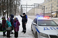 На Западе Москвы подвели итоги профилактического мероприятия  «Маленький пешеход»  