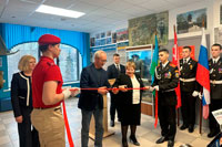 Состоялось открытие музея Воздушно-десантных войск в одном из корпусов 1002 школы