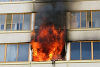 Экспресс-информация - пожар на балконе